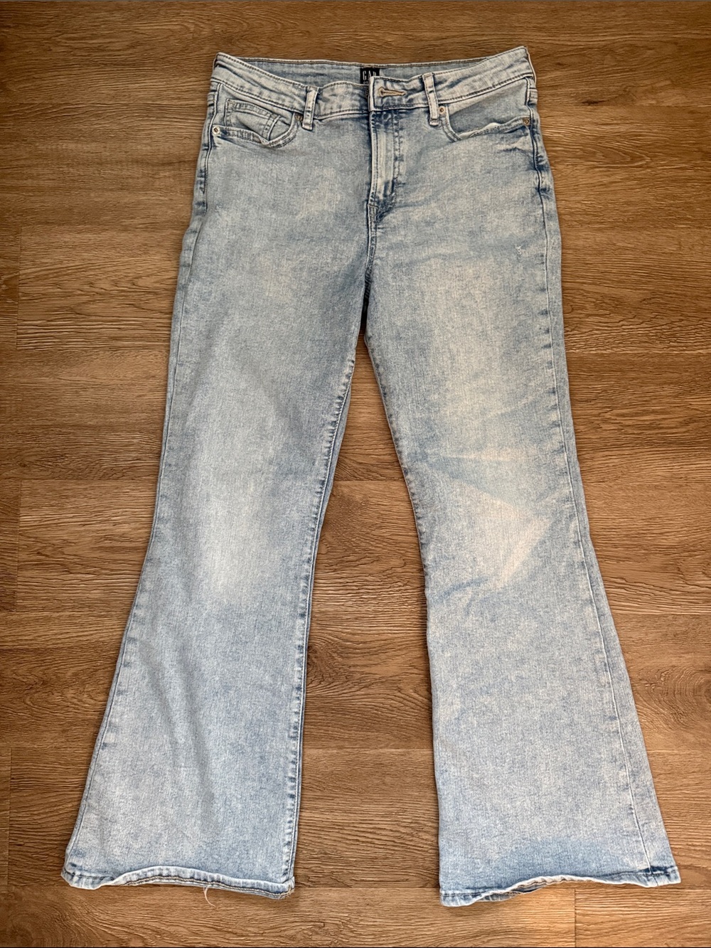 GAP Light Blue Girls 70’s Wide-Leg Flare Jeans
